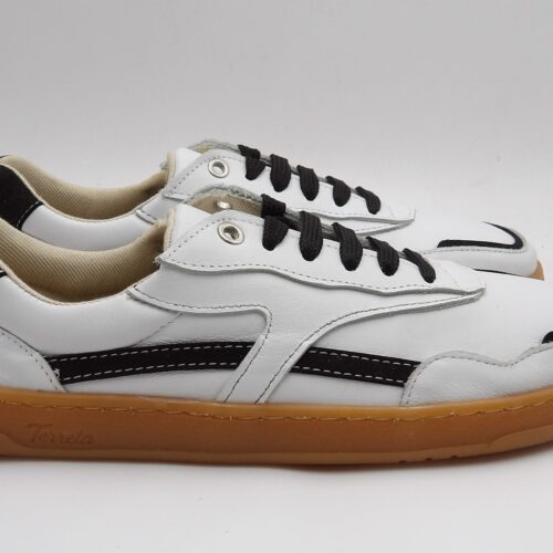 Marina Piel natural Blanco/Negro