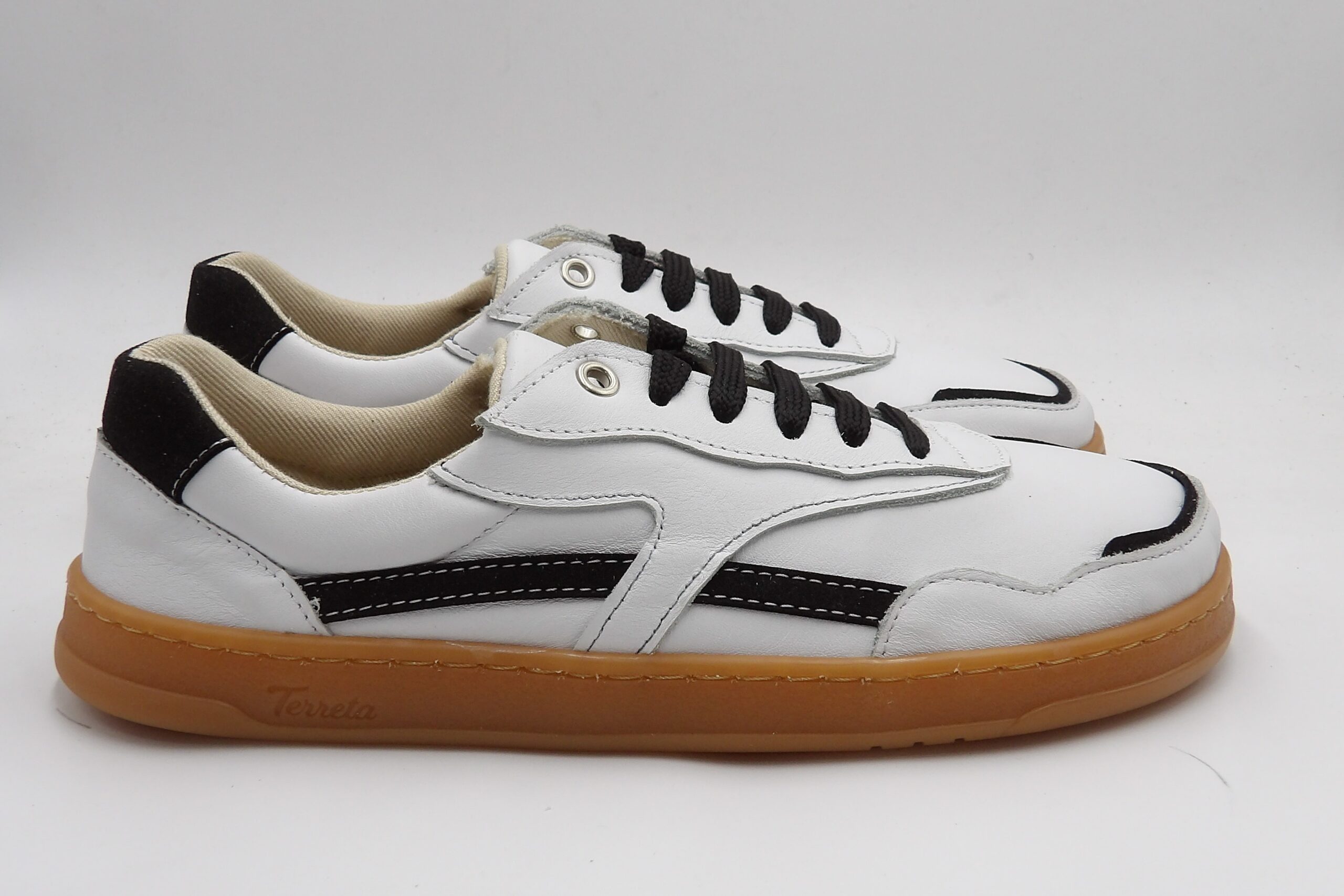 Marina Piel natural Blanco/Negro