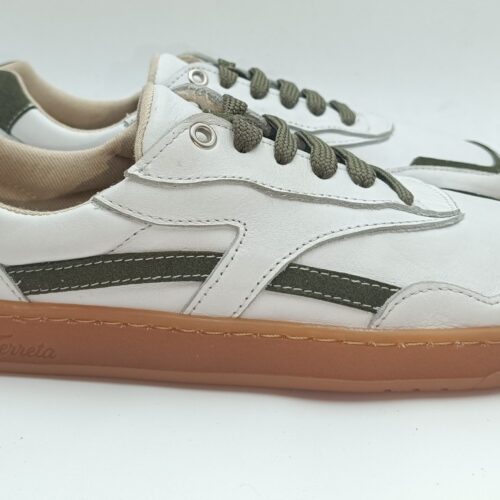 Marina Piel natural Blanco/Verde