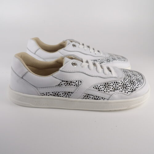 Marina Flores Piel Napa Blanco