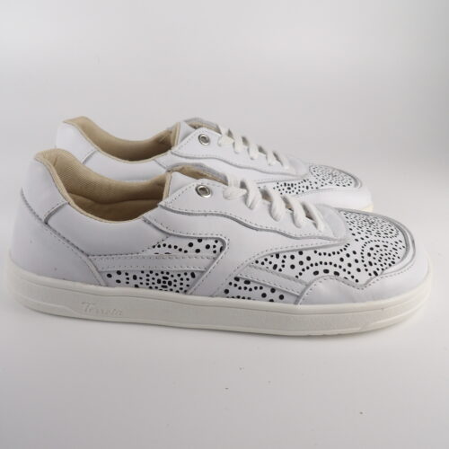 Marina Espirales Piel Napa Blanco