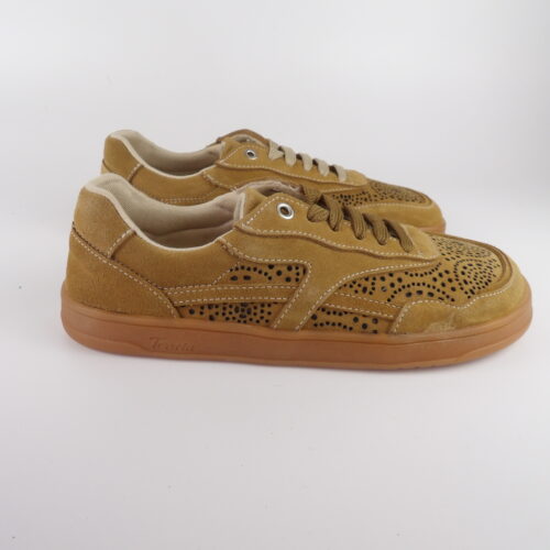 Marina Espirales Serraje Mostaza