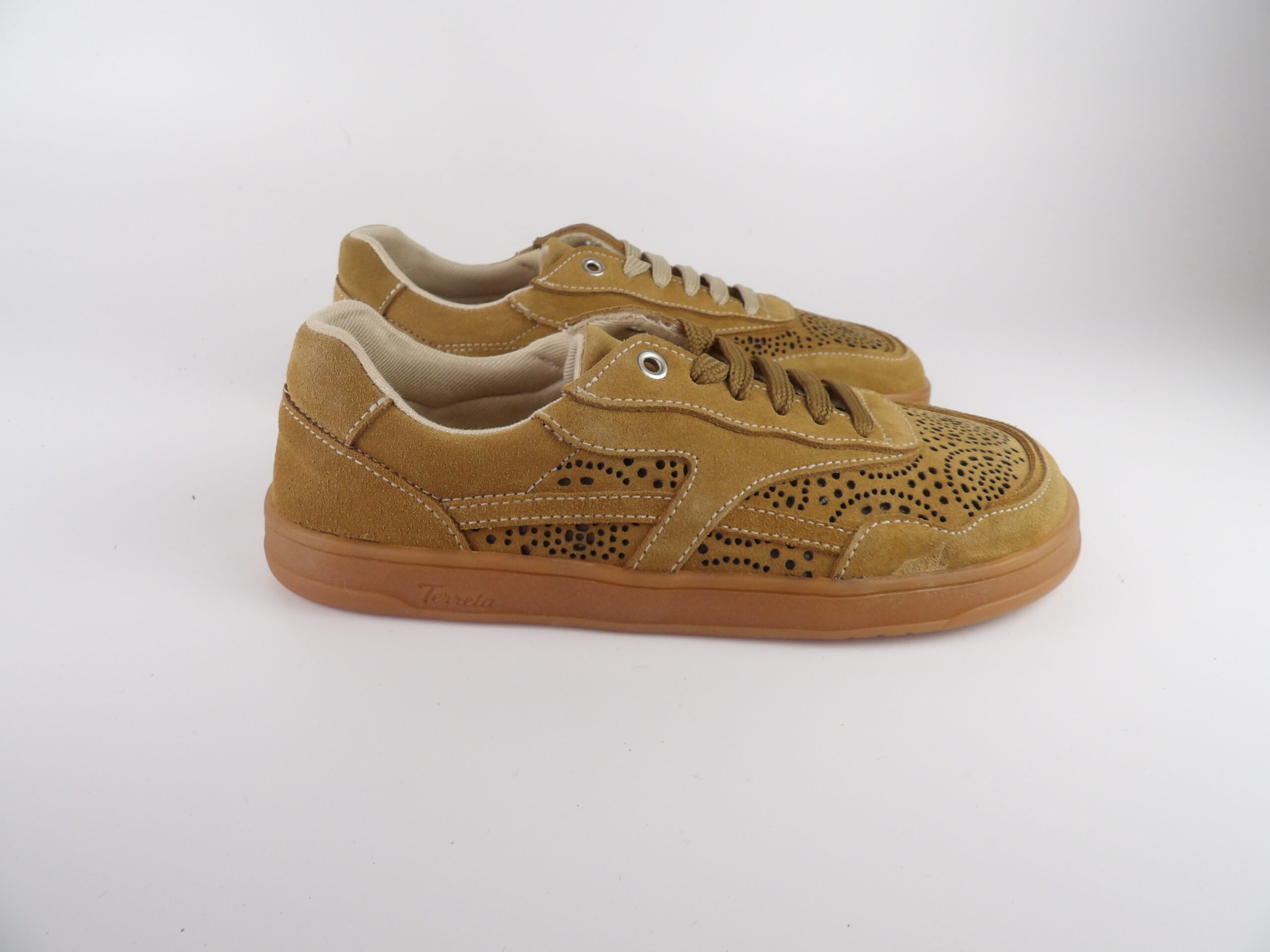 Marina Espirales Serraje Mostaza