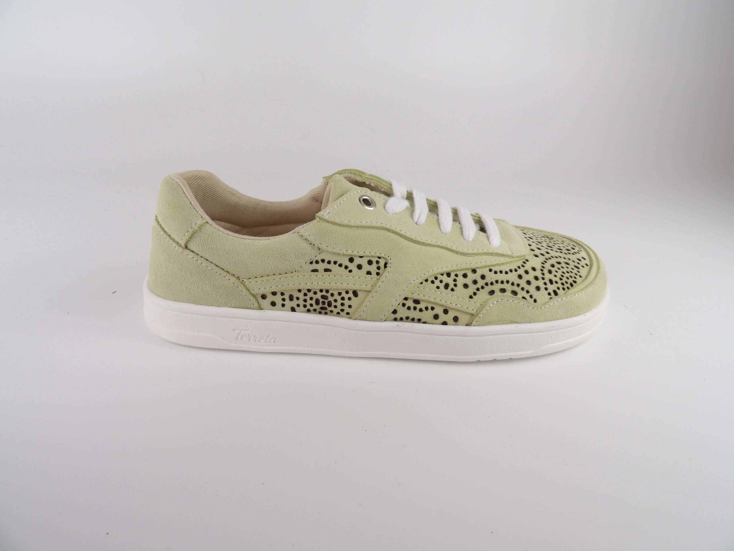 Marina Espirales Serraje Verde lima